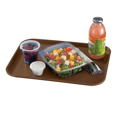 FAST FOOD TRAY 10"X14" BROWN