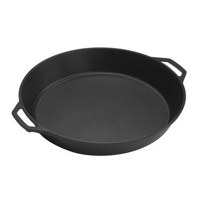 LODGE SKILLET 17" ROUND X 2.75"D WITH HANDLES