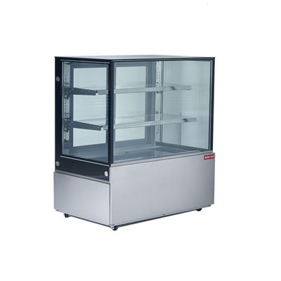 NEW AIR SQUARE GLASS REFRIGERATED DISPLAY CASE 47"X29"X54"