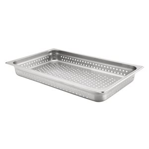 INSERT PAN FULL SIZE X 2-1 / 2" DEEP PERFORATED S / S