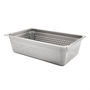 INSERT PAN FULL SIZE X 6" DEEP PERFORATED S / S
