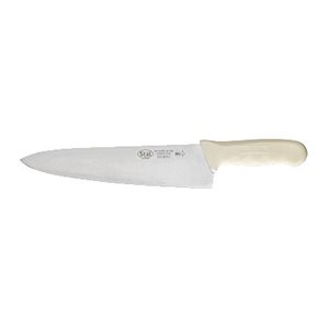 CHEF KNIFE 10" WHITE HANDLE